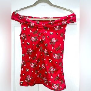 Cropped off the shoulder shirt